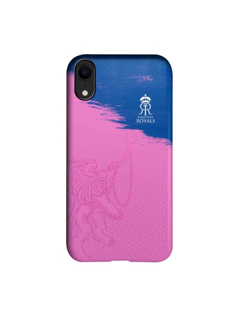 

CelfieDesign Pink & Blue Rajasthan Royals Crest Printed iPhone XR Slim Back Case