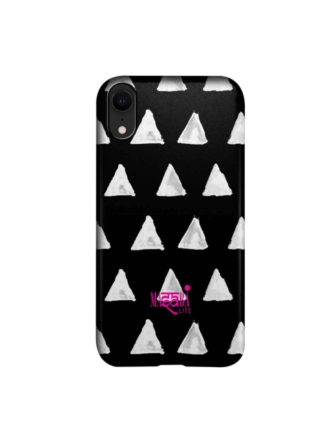 

CelfieDesign Black & White Masaba Cone iPhone XR Slim Back Case