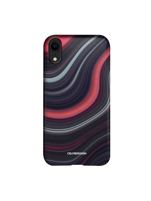 

CelfieDesign Black & Red iPhone XR Slim Back Case