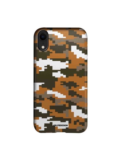 

CelfieDesign Brown & Tan Camo Pixel iPhone XR Slim Back Case
