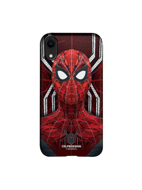 

CelfieDesign Red & Black Spidey Stance iPhone XR Slim Back Case