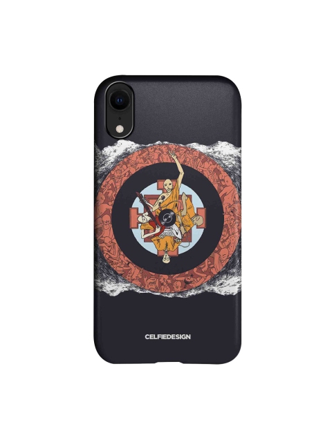 

CelfieDesign Black & Brown iPhone XR Slim Back Case