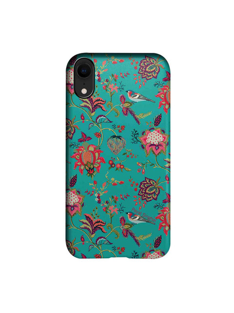 

CelfieDesign Teal & Coral Payal Singhal Chidiya iPhone XR Slim Back Case