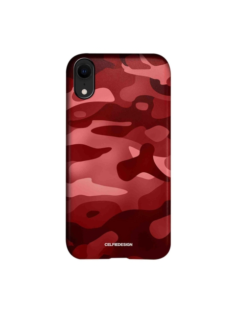 

CelfieDesign Maroon & Pink Camo Indian Printed iPhone XR Slim Back Case