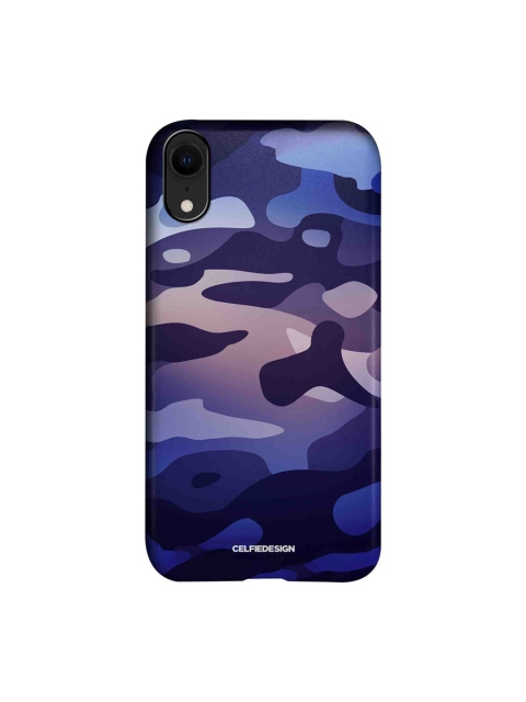 

CelfieDesign Blue & Purple Camouflage Printed iPhone XR Slim Back Case