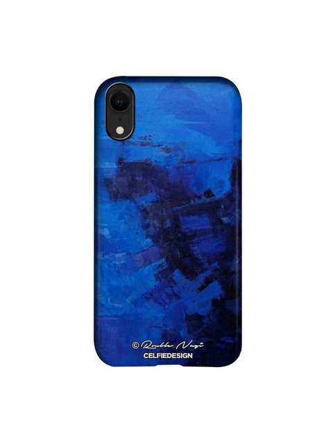 

CelfieDesign Blue & Black Horizon iPhone XR Slim Back Case