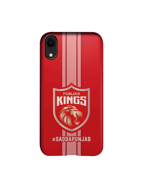 

CelfieDesign Red & White Punjab Kings Printed iPhone XR Slim Back Case