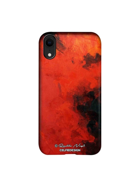 

CelfieDesign Red & Black Red on Me iPhone XR Slim Back Case