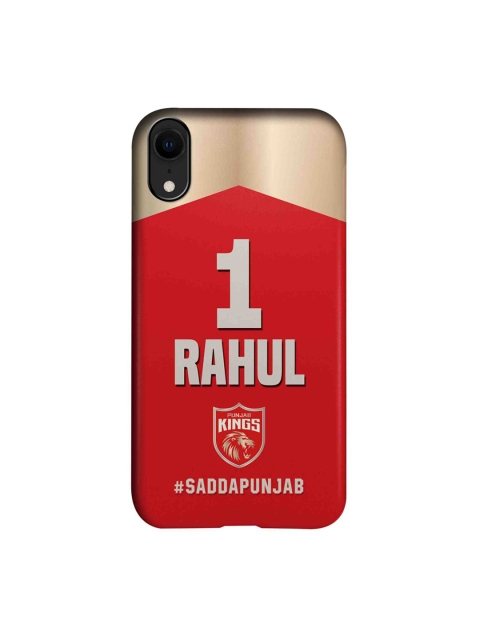 

CelfieDesign Red & Brown Punjab Kings Gear Up Printed iPhone XR Slim Back Case