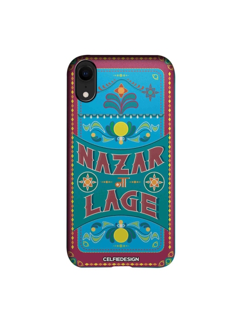 

CelfieDesign Blue & Burgundy Nazar Na Lage iPhone XR Slim Back Case