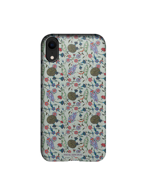 

CelfieDesign Green & Purple Payal Singhal Turkish Iznik Printed iPhone XR Slim Back Case