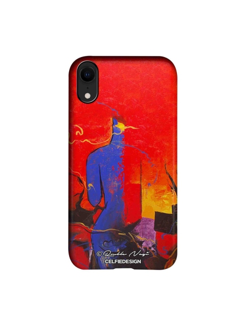 

CelfieDesign Red & Blue Building A Mystery Printed iPhone XR Slim Back Case