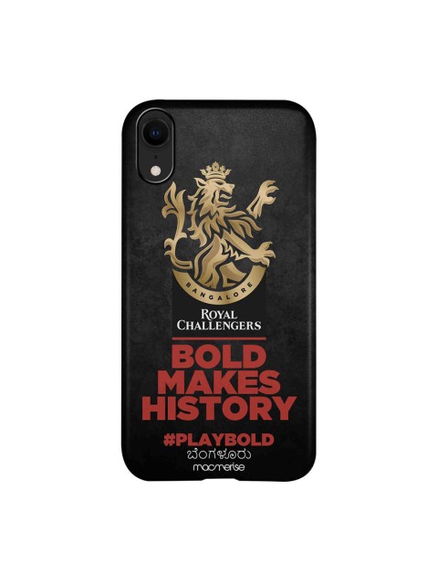 

CelfieDesign Black & Red iPhone XR Slim Back Case