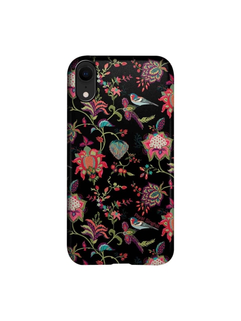 

CelfieDesign Black & Pink Payal Singhal Chidiya Printed iPhone XR Slim Back Case