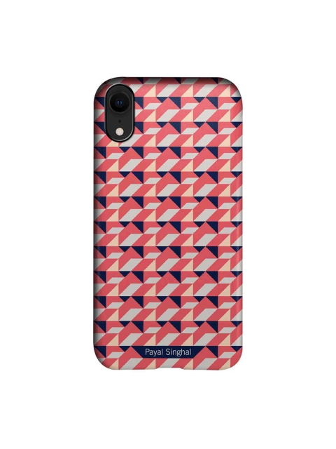 

CelfieDesign Red & Grey Payal Singhal Printed iPhone XR Slim Back Case