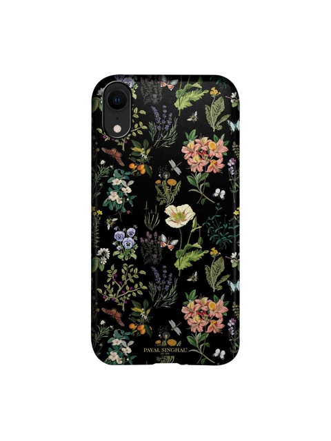 

CelfieDesign Black & Blue Payal Singhal Titli Printed iPhone XR Slim Back Case