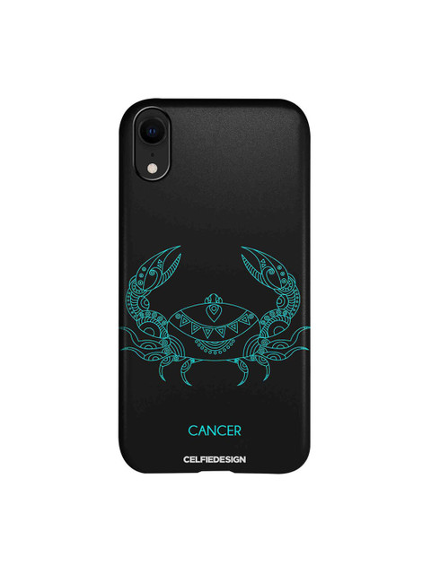 

CelfieDesign Black & Green Cancer iPhone XR Slim Back Case