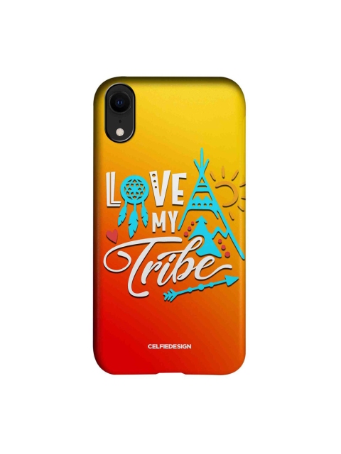 

CelfieDesign Yellow & Red Love My Tribe iPhone XR Slim Back Case