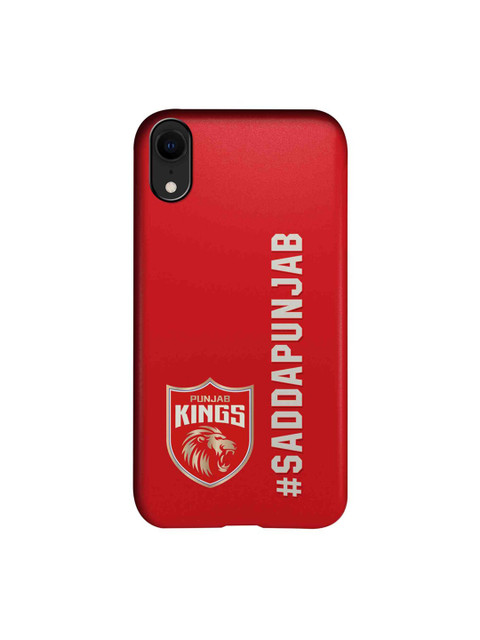 

CelfieDesign Red & White Sadda Punjab Kings Printed iPhone XR Slim Back Case