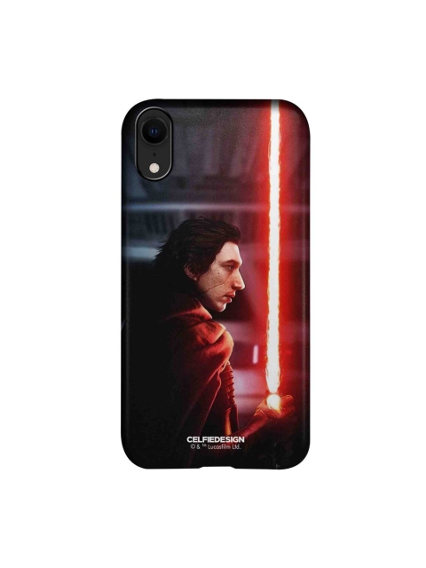 

CelfieDesign Black & Red Light Saber Printed iPhone XR Slim Back Case