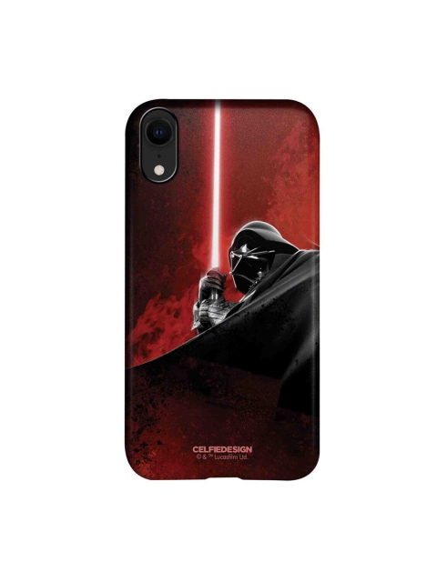 

CelfieDesign Black & Red The Vader Attack iPhone XR Slim Back Case