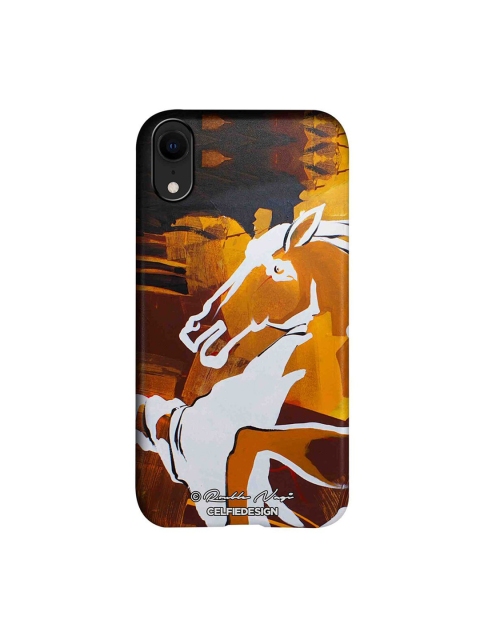 

CelfieDesign Yellow & Violet Glory Run iPhone XR Slim Back Case