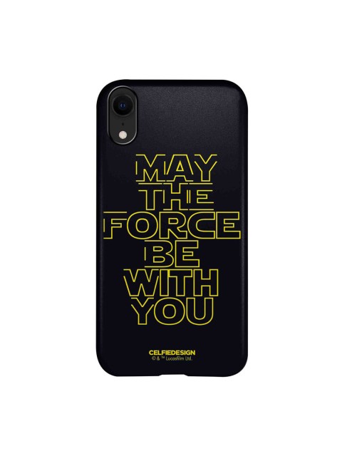 

CelfieDesign Black & Yellow Classic Star Wars Printed iPhone XR Slim Back Case