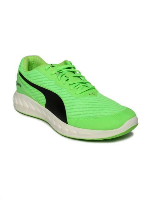 

Puma Men Fluorescent Green IGNITE Ultimate PWRCOOL Running Shoes