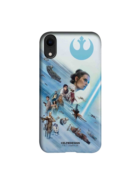 

CelfieDesign Blue & White Resistance Reborn Printed iPhone XR Slim Back Case