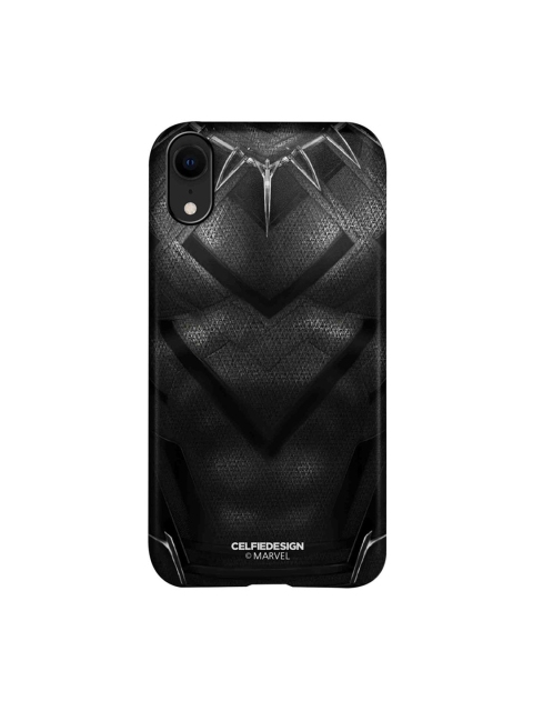 

CelfieDesign Black & Grey Suit Up Black Panther Printed iPhone XR Slim Back Case