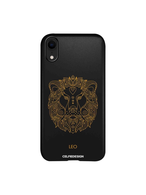 

CelfieDesign Black & Yellow Leo iPhone XR Slim Back Case