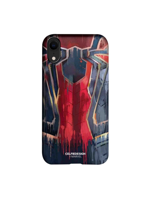 

CelfieDesign Red & Blue Grunge Suit Spidey iPhone XR Slim Back Case