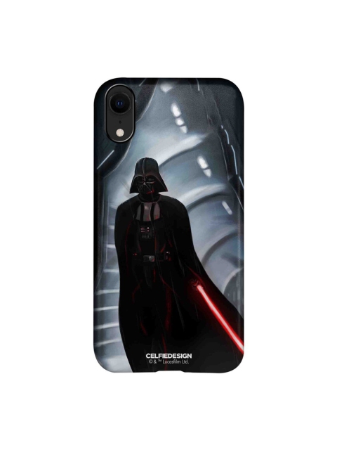

CelfieDesign Black & Grey Vader Walk Printed iPhone XR Slim Back Case