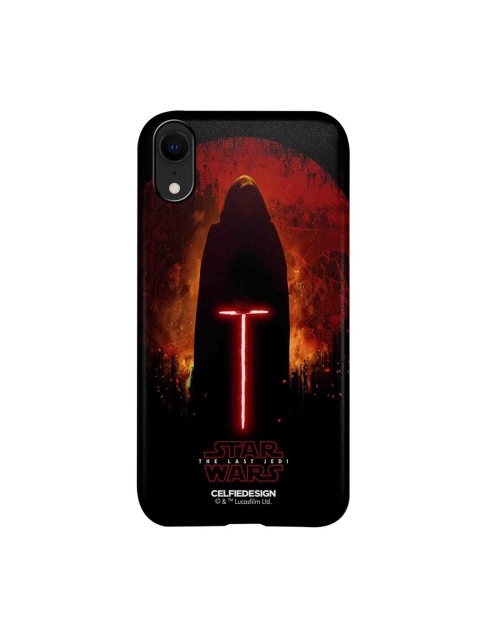 

CelfieDesign Black & Red Embrace The Darkness Within Printed iPhone XR Slim Back Case