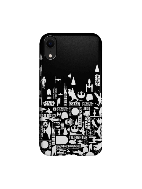 

CelfieDesign Black & White Star Wars Era Printed iPhone XR Slim Back Case