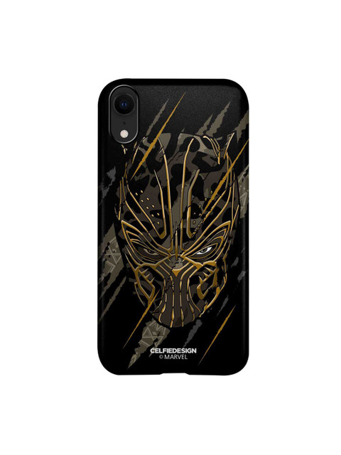 

CelfieDesign Black & Yellow Headstrong Contender Printed iPhone XR Slim Back Case
