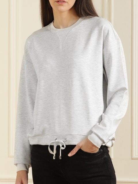 

Ted Baker Women Grey Solid Sweatshirt