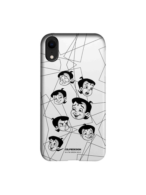 

CelfieDesign Black & White Moods Of Bheem iPhone XR Slim Back Case