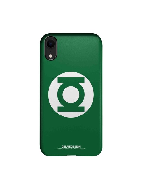 

CelfieDesign Green & White Logo Green Lantern Printed iPhone XR Slim Back Case