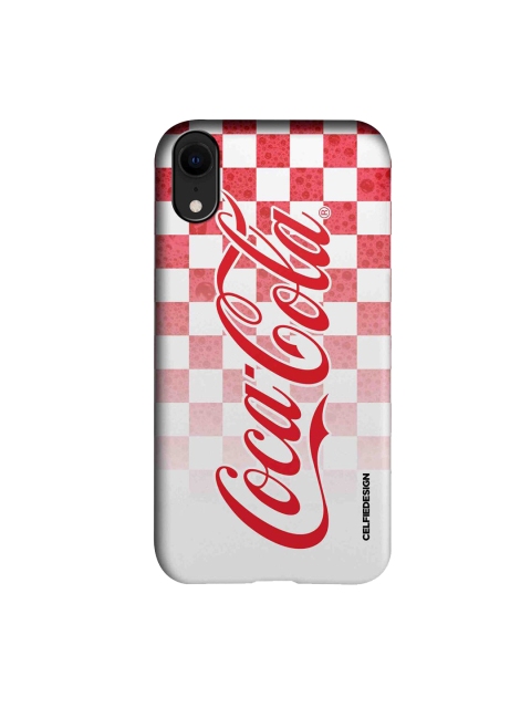 

CelfieDesign White & Red Fizz White Printed iPhone XR Slim Back Case