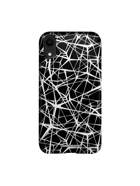 

CelfieDesign Black & White Grunge Web Printed iPhone XR Slim Back Case