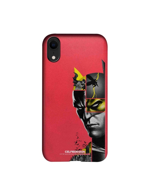 

CelfieDesign Red & Black Bat Collage Printed iPhone XR Slim Back Case