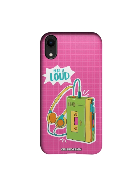 

CelfieDesign Pink & Green Walkman Printed iPhone XR Slim Back Case