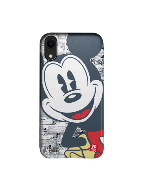 

CelfieDesign White & Grey Mickey Comicstrip Printed iPhone XR Slim Back Case