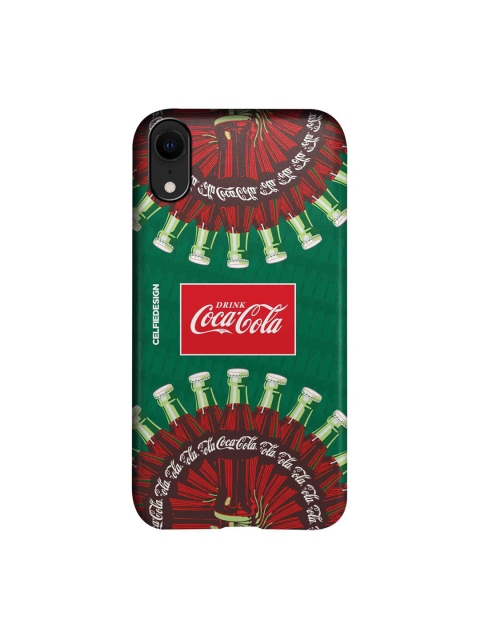 

CelfieDesign Green & Red Drink Coke Printed iPhone XR Slim Back Case