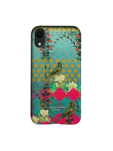 

CelfieDesign Sea Green & Pink Mitthu Miya Printed iPhone XR Slim Back Case