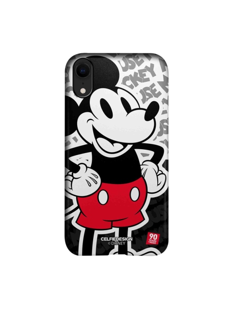 

CelfieDesign Black & White Mickey Strike A Pose Printed iPhone XR Slim Back Case