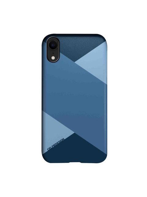 

CelfieDesign Blue Stripes Printed iPhone XR Slim Back Case