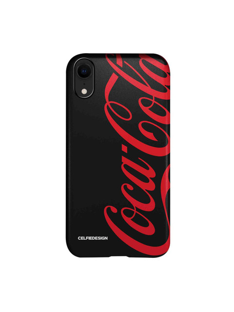 

CelfieDesign Black & Red Coke iPhone XR Slim Back Case