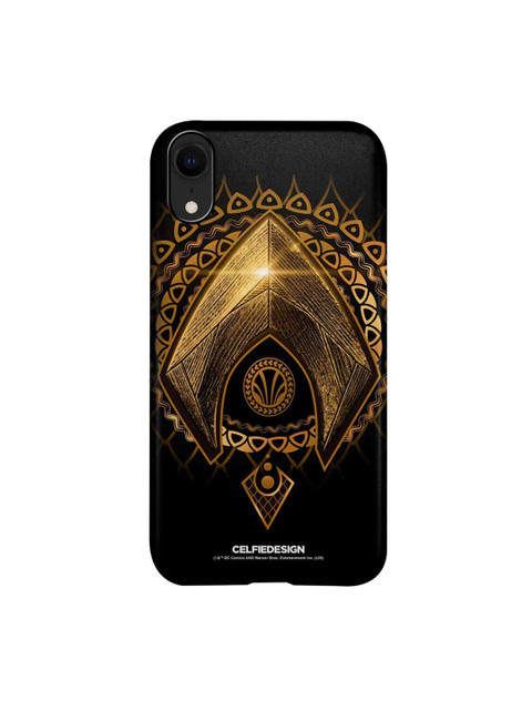 

CelfieDesign Black & Brown Aquaman Logo Printed iPhone XR Slim Back Case